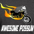 thumbnail image 3 of CafePress - Flaming Awesome Possum Dark T Shirt - Men's Classic Graphic Cotton T-Shirt, 3 of 4