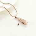 thumbnail image 5 of Stainless Steel Razor Urn Pendant Necklace for Cremation Ashes of Loved One Memorial Jewelry, 5 of 7