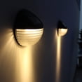 thumbnail image 4 of Luces solares de pared para iluminación de cubierta - Paquete de 4 luces cálidas para marcador de camino de paso de muelle solar inalámbrico al aire libre para iluminación de camino de entra, 4 of 5