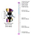 thumbnail image 5 of Yescom Perche Statique de 10,8 Pi pour Décapeuse Professionnelle, Ensemble de Perche de Spinning et de Danse avec Rallonges pour Gym à Domicile et Mise en Forme, Colorée, 5 of 5