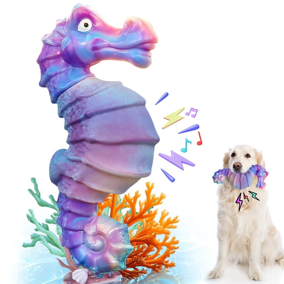 Dog Chew Toys for Aggressive Chewers,Tough Indestructible Toys with Fun Squeaky Sound for Boredom