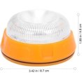 thumbnail image 4 of LED Warning Flash Beacon Lights Waterproof Car Emergency Light Amber Warning Safety Strobe Lights Small Beacon Strobe Warning （ Light Yellow ）, 4 of 8