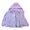 Purple, variant on URMAGIC 3-13Y Child Girls Fleece Jacket Colorful Camo Windbreaker 2-in-1 Outerwear