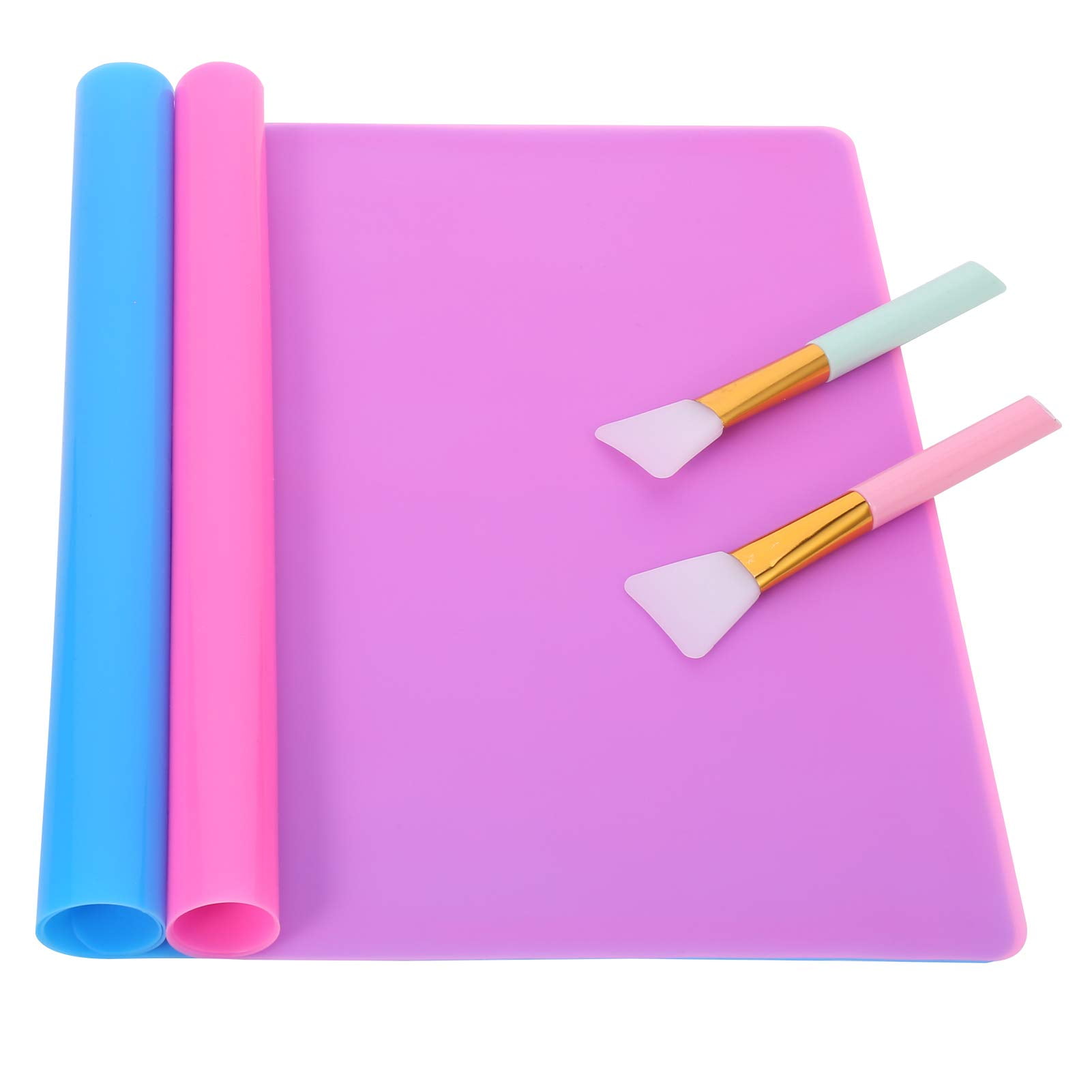 Taihexin 4 Pack Silicone Sheet for Crafts, Jewelry Casting Mould Mat