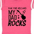 thumbnail image 4 of Inktastic For the Record, My Dad Rocks Boys or Girls Baby Bodysuit, 4 of 5