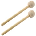 thumbnail image 2 of 2 baquetas para percusión de bajo de 12,80 pulgadas, accesorio portátil para instrumentos musicales, ideal para practicar en bandas de bar, 2 of 8