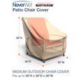 thumbnail image 3 of Budge NeverWet Savane Housse de Chaise de Patio, Beige, Moyen, 3 of 5