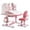 Pink, variant on Thehsnt Children's Desk and Chair Set with Bookshelf and Drawer, Adjustable Height & 50° Tilt Desktop for Home School Study