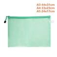 thumbnail image 2 of SagaSave Mesh Zip Pouch Document Bag Folders Letter File Pockets A3/A4/A5 for School Office Supplies Waterproof, 2 of 5