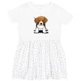 thumbnail image 3 of Inktastic Beagle Girls Toddler Dress, 3 of 5