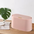 thumbnail image 3 of AMLESO trash bin recycle recycling bins lid vanity desk Pink, 3 of 6