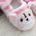 thumbnail image 6 of Csfry Baby Girl's Premium Soft Plush Slippers Cartoon Warm Winter House Shoes, 6 of 12