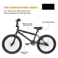 thumbnail image 3 of Hykolity 20 inch BMX Bike Freestyle Cycling Trick Bicycle with 4 Pegs for Teenage Adults Men Women Beginners Street Stunt Bike V-Brake Black, 3 of 8