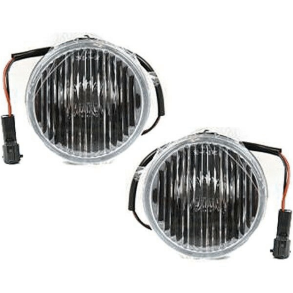 AM Autoparts Fog Light Set For 1999-2000 Ford F-150 & 1993-1997 Ranger – Direct Replacement