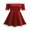 Red, variant on Douhoow Christmas Dress for Women Red Off Shoulder A Line Short Dress