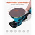 thumbnail image 2 of 50PCS 5-Inch 120 Grit Mesh Sanding Discs for Dust-Free Sanding on Metal,Wood,and Plaster-Anti-Clogging Hook-and-Loop Sandpapers for Car Body Repair and Paint Removal, 2 of 6