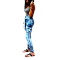 thumbnail image 2 of Womens Premium Cargo Paperbag Belt tie high Waisted Skinny Camoflage Jeans Pants (WA510), 2 of 7