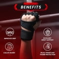 thumbnail image 4 of Jtbuh XLY Ventilated Weight Lifting Gym Gloves - Wrist Support for Weight Lifting - Workout Gloves for Men and Women - Neoprene Gloves with Silicon for Grip, 4 of 5