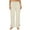 Beige, variant on Inleife Ladies' Casual Pants Wide Leg Drawstring Color Blocked Pocket Pants Long Pants for Women
