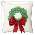 thumbnail image 3 of WREATH CUSHION - FRENCH, 3 of 4