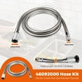 thumbnail image 2 of 46092000 Pull Out Spray Hose for Grohe Kitchen Faucets, Pull Down Kitchen Faucet Hose Replacement for Alira and Ladylux and Euro Plus, 59-Inch Chrome Finish (Chrome Finish), 2 of 5