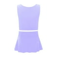thumbnail image 5 of WOYY Girls Sports Baseball Outfits Active Cropped Tank Top & Skirt Tracksuit, Sizes 1-13, 5 of 8