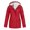 Red, variant on Promotion! Women Autumn And Winter Plus Velvet Jacket Outdoor Mountaineering Hooded Coat Outdoor Jacket