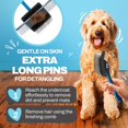 thumbnail image 3 of Cepillo slicker para perros The Doodle Brush con púas extralargas, 3 of 8