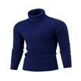 thumbnail image 3 of Chandail à Col Roulé pour Homme, Tricot, Haut, Mode Urbaine, 3 of 4
