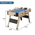 thumbnail image 4 of Huloretions 54 Inch Full Size Foosball Table, Soccer Table Game for KidsAdults,Table Soccer for Indoor GameSport, 4 of 10