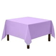 thumbnail image 1 of Rectangle Table Cloth for Dinning Tables, Kitchen,, 100% Cotton Table Top Covers, 600 TC Dust Proof Linen Covers for Tables, Soft and Luxury, Pack of 20 Piece - Lavender Solid, 60 x 120 Inch., 1 of 4