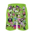 thumbnail image 3 of Invader Zim Mens Board Shorts Quick Dry Swim Trunk Lightweight Soft Swimsuit Bathing Suit for Boys 2XL, 3 of 8