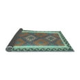thumbnail image 2 of Ahgly Company Indoor Square Oriental Light Blue Traditional Area Rugs, 6' Square, 2 of 4