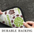 thumbnail image 6 of Green Football Monogram Pattern Door Rugs,Washable Non Slip Door Mats Indoor,Decorative Door Mats,Entry Mat Indoor for Entrance,Bedroom,Kitchen,Bathroom,30"x17", 6 of 6