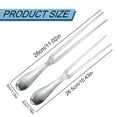 thumbnail image 3 of 1PC Stainless Steel Carving Fork,BBQ Meat Fork with Ergonomic Handle,Ideal for Roasting Turkey,Dinner Parties,and Dishwasher Safe,11", 3 of 10