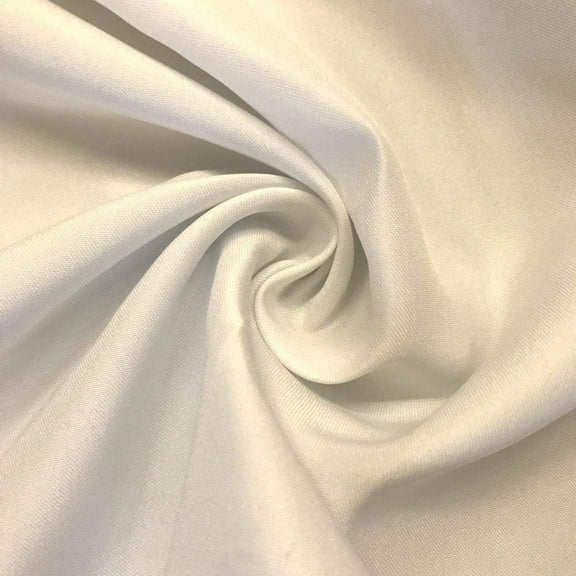 Valentina Textile Inc Matte Satin (Peau de Soie) Duchess Satin Fabric Bridesmaid Dress 58/60" Wide Sold BTY Many Colors (1 Yard,Off White)