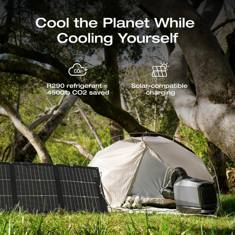 ecoflow delta pro 3600w EcoFlow DELTA Pro 3600W 7.62kWh Portable Power Station + 200W Rigid Solar  Panels main image 1