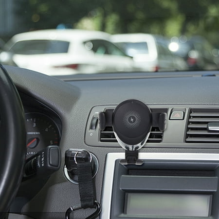Cell Phone Car Mount New 15W Wireless Car Charger Car Mobile Phone Wireless Charging Over-current And Over-voltage High Temperature Protection Function