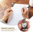 thumbnail image 3 of Miangastore 1Pc Retro Pocket Watch Unique Pocket Watch Lightweight Watch with Chain, 3 of 8