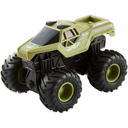 Hot Wheels Monster Jam Rev Tredz Soldier Fortune Vehicle