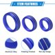 thumbnail image 4 of 5uds Centro Consola Audio Interruptor Perilla Cubierta Unique Bargains Ford Maverick Azul, 4 of 8
