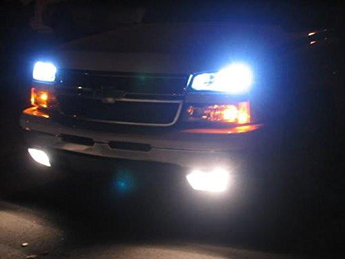 blue headlights