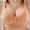 Khaki, variant on Bras for Women, Woman'S Solid Color Comfortable Hollow Out Perspective Bra Underwear No Rims