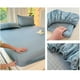 thumbnail image 5 of Sábana Lavable de Poliéster con Diseño a Cuadros y Color Sólido | Suave y Resistente al Desvanecimiento | Ajuste para Colchón de 150x200 cm | Fácil Cuidado | Múltiples Colores | Descanso Cómodo | 1, 5 of 6
