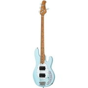Sterling by Music Man Stingray Ray34HH Bass Daphne Blue Roasted Maple