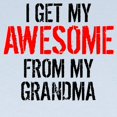 thumbnail image 2 of CafePress - I Get My Awesome From My Grandma Long Sleeve T Shi - Long Sleeve Infant T-Shirt, 2 of 2