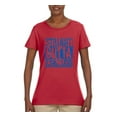 thumbnail image 2 of Straight Outta Chicago CHI Fan | Fantasy Baseball Fans | Womens Sports Graphic T-Shirt, Red, X-Large, 2 of 4