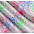 thumbnail image 3 of Soimoi Pink Cotton Voile Fabric Flower Watercolor Print Fabric by the Yard 42 Inch Wide, 3 of 7