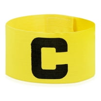 Soimiss Football Captain Band Yellow Comfortable and Lightweight for Players