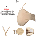 thumbnail image 3 of BIMEI Fake Pregnancy Belly Bodysuit Fake Belly Costumes (Not included the fake pregnant belly) Velcro adjustable Beige M, 3 of 6